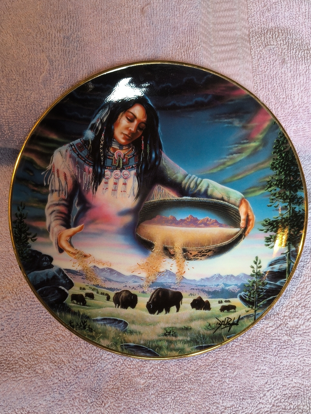 Royal Doulton Decorative Plate — The Harvest Of Life